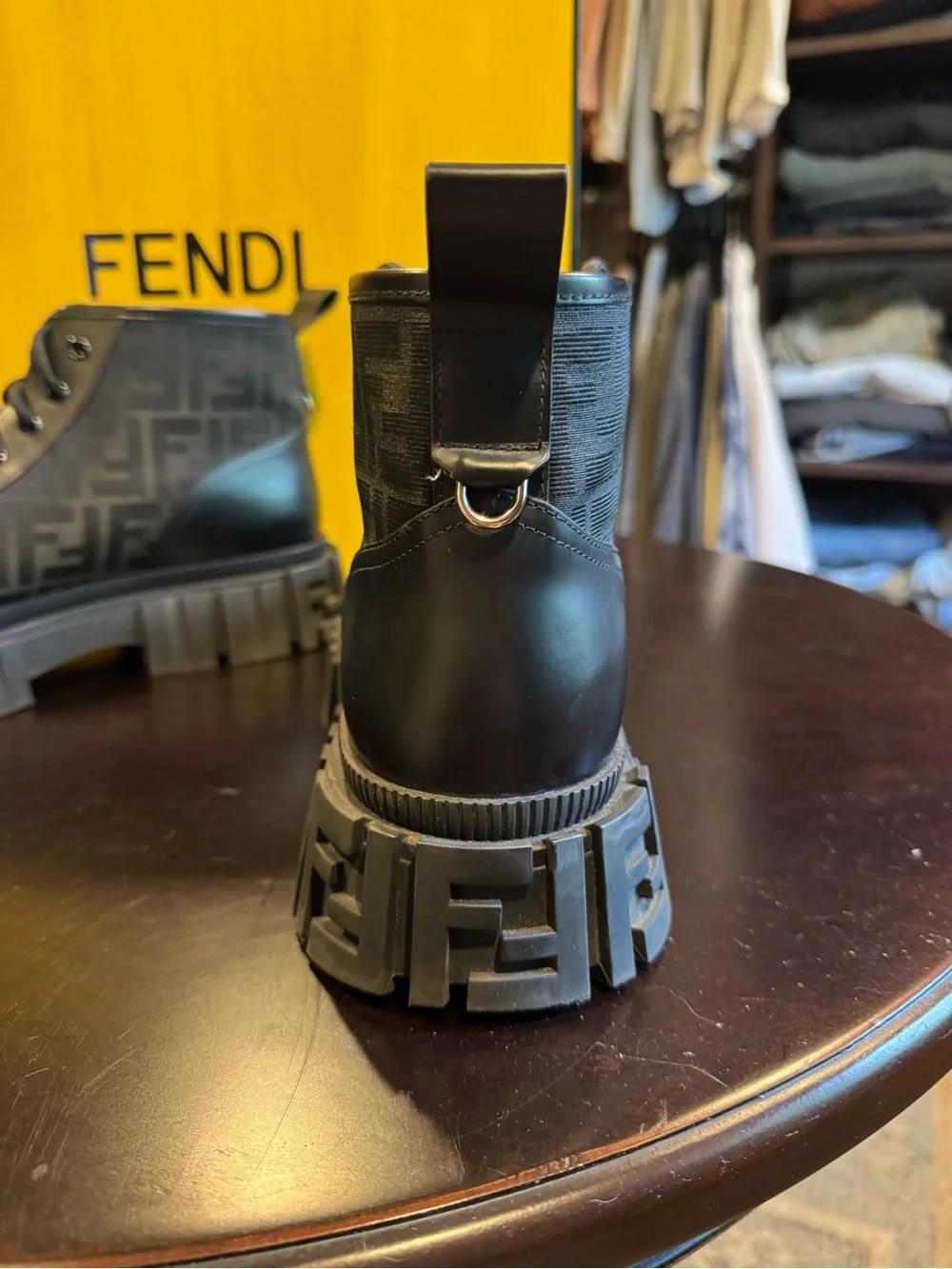 Men’s Fendi Force Biker Boot size 12